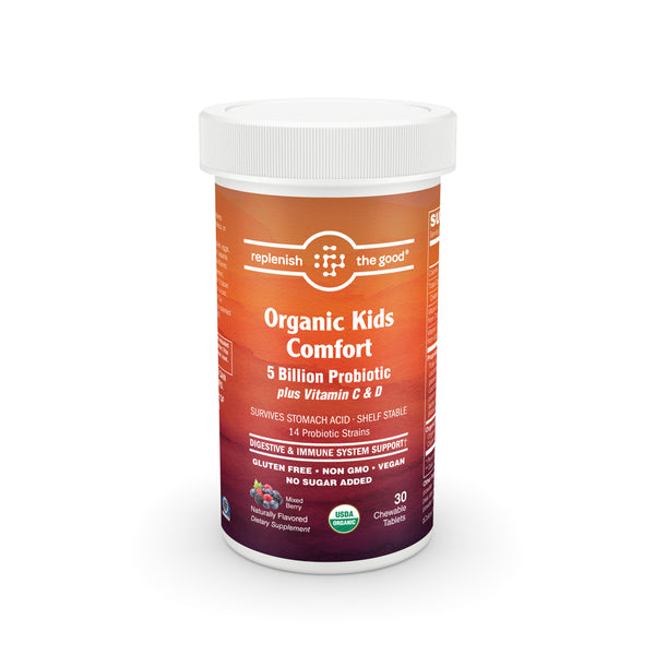 Replenish The Good Kids Organic Probiotic Chewable Tablets