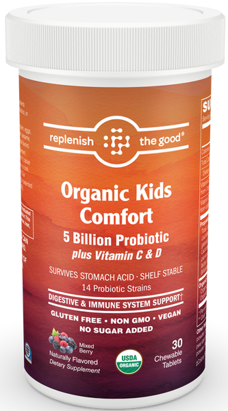 Replenish The Good Kids Organic Probiotic Chewable Tablets